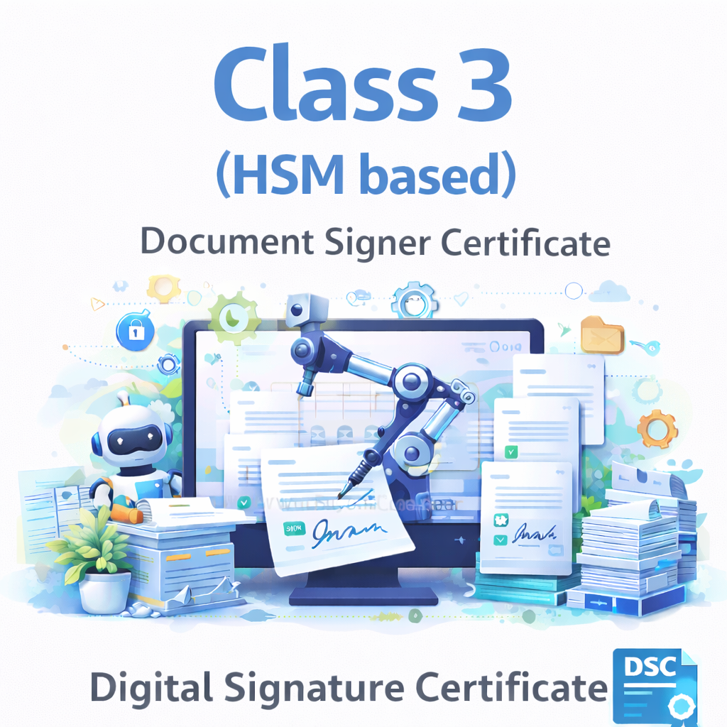 Class 3 Signing Document Signer Certificate (HSM Based)
